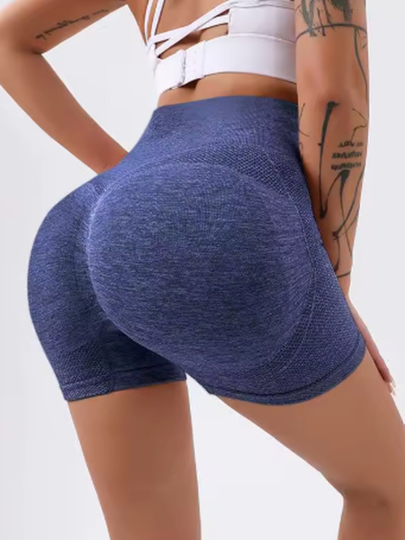 Sømløse Push-Up Træningsshorts