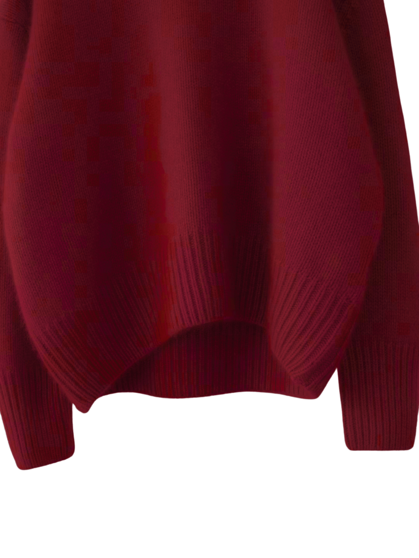 Kashmirtrøje med rullekrave - Feminique