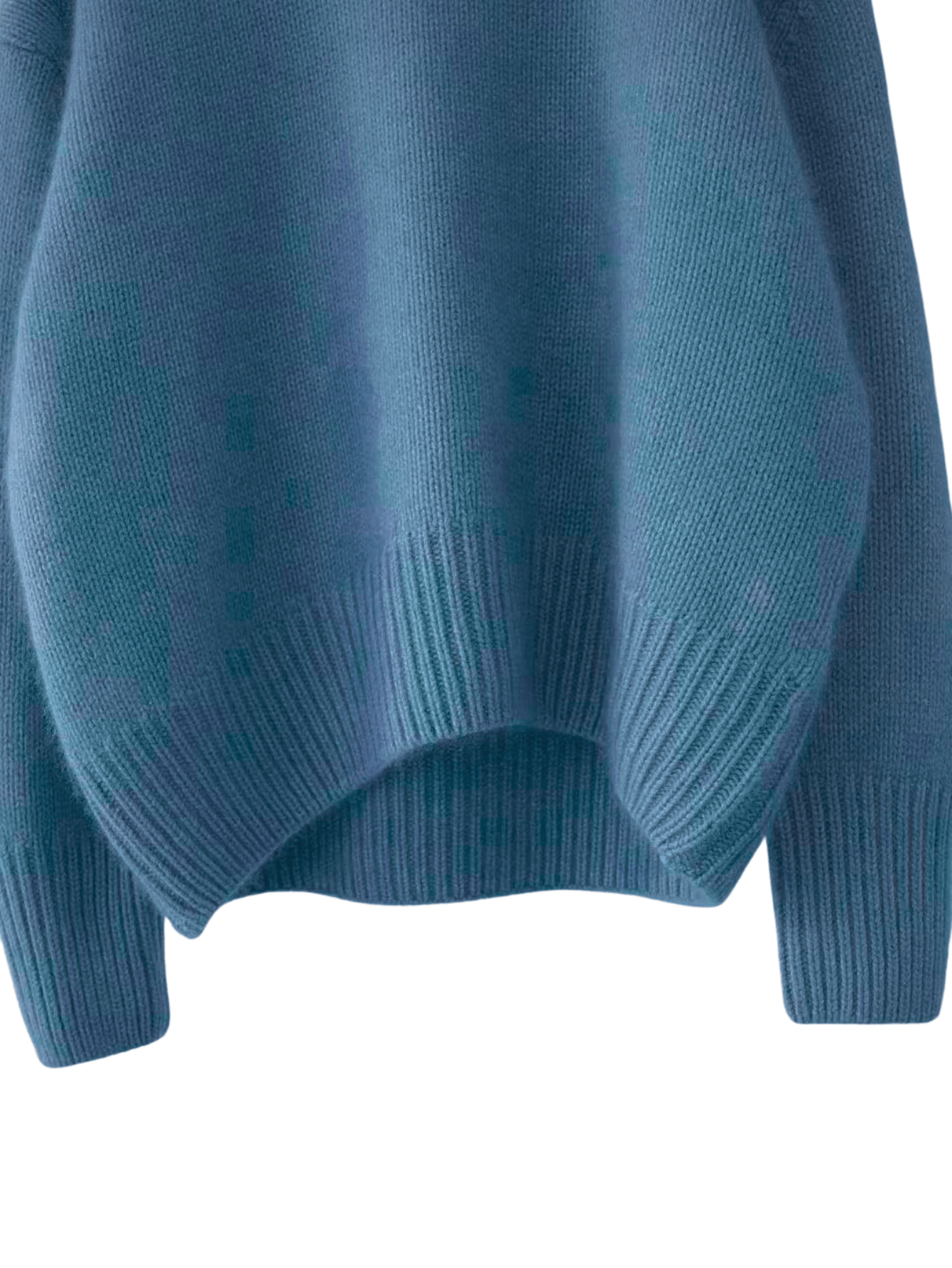 Kashmirtrøje med rullekrave - Feminique