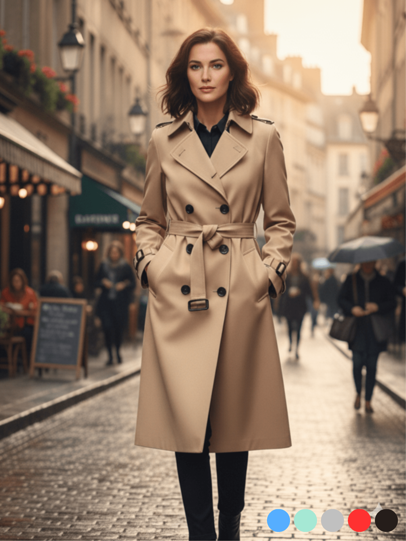 Klassisk Trenchcoat - Feminique